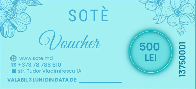 Certificat cadou 500 lei