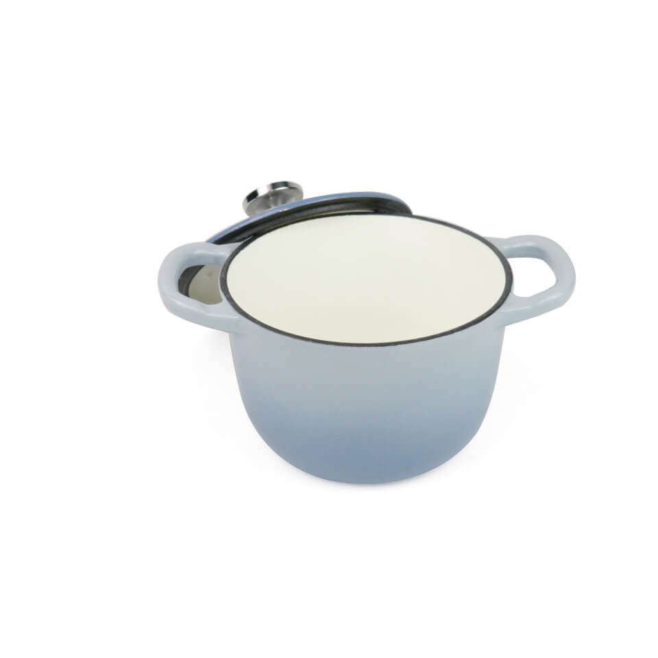Cratita emailata bfonta, alb interior 20cm, M-Cooker