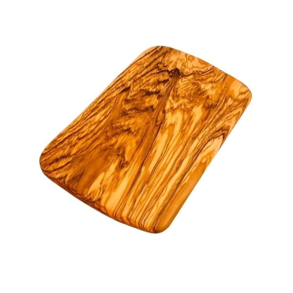 Platou din lemn din lemn de măslin, 30x20 cm