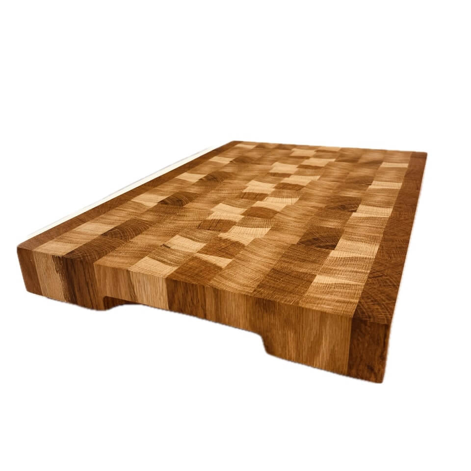 Tocator din stejar, end grain