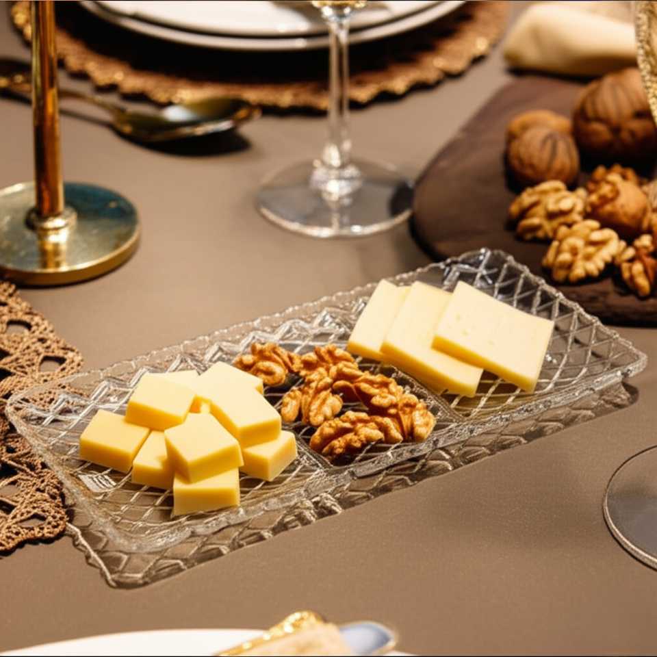Platou-sectionat-dreptunghiular-din-sticla-pentru-servire-prajituri-brinzeturi-dulciuri-nucusoare-salamuri-37x18cm-Sencam-Alegre-Glass-pentru-casa-terasa-candy-bar-cafenea-patiserie-horeca