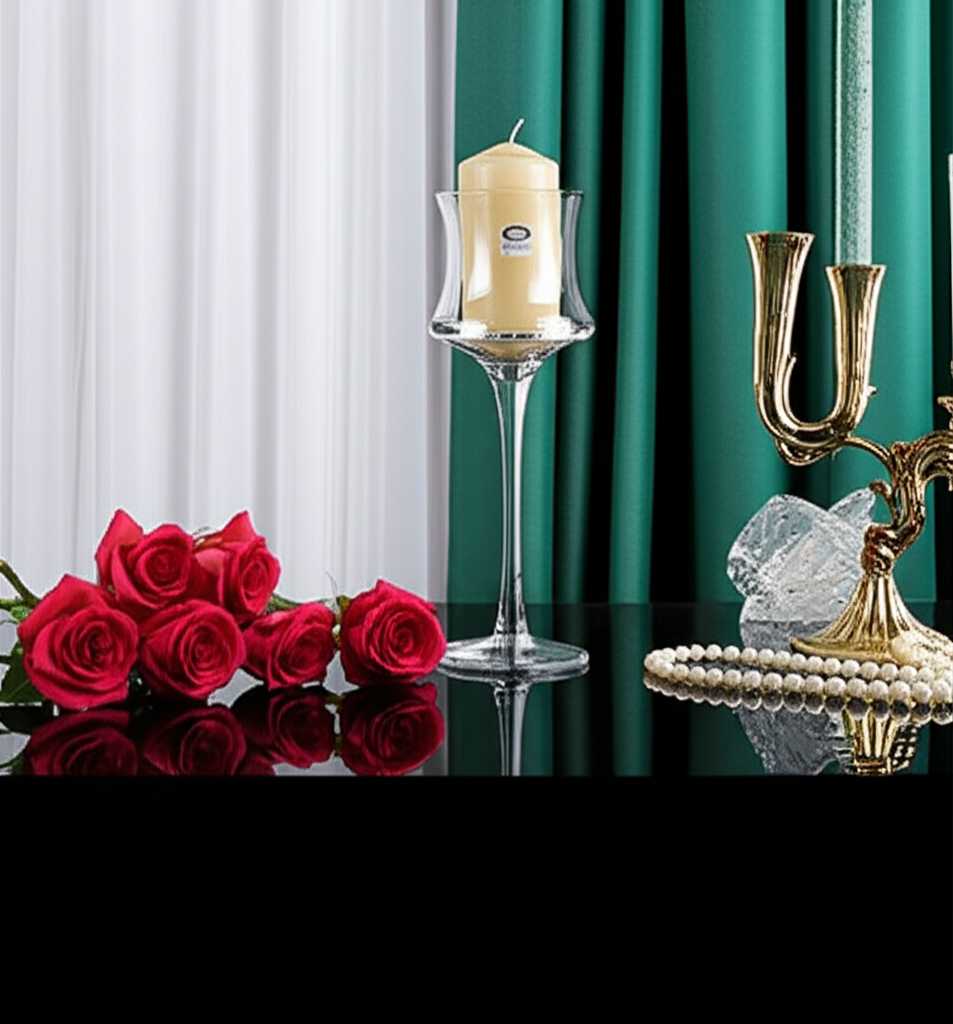 Suport-pe-picior-din-sticla-pentru-lumanare-decor