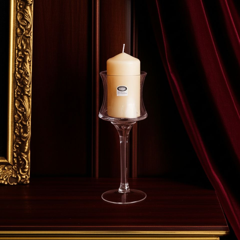 Suport-pe-picior-din-sticla-pentru-lumanare-decor