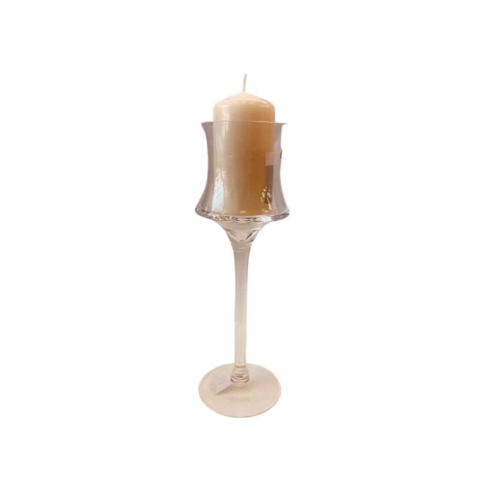 Suport-pe-picior-din-sticla-pentru-lumanare-decor