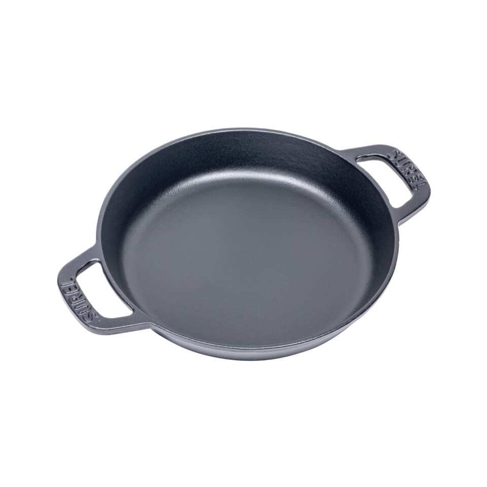 Tigaie din fonta emailata neagra baking 20cm, surel