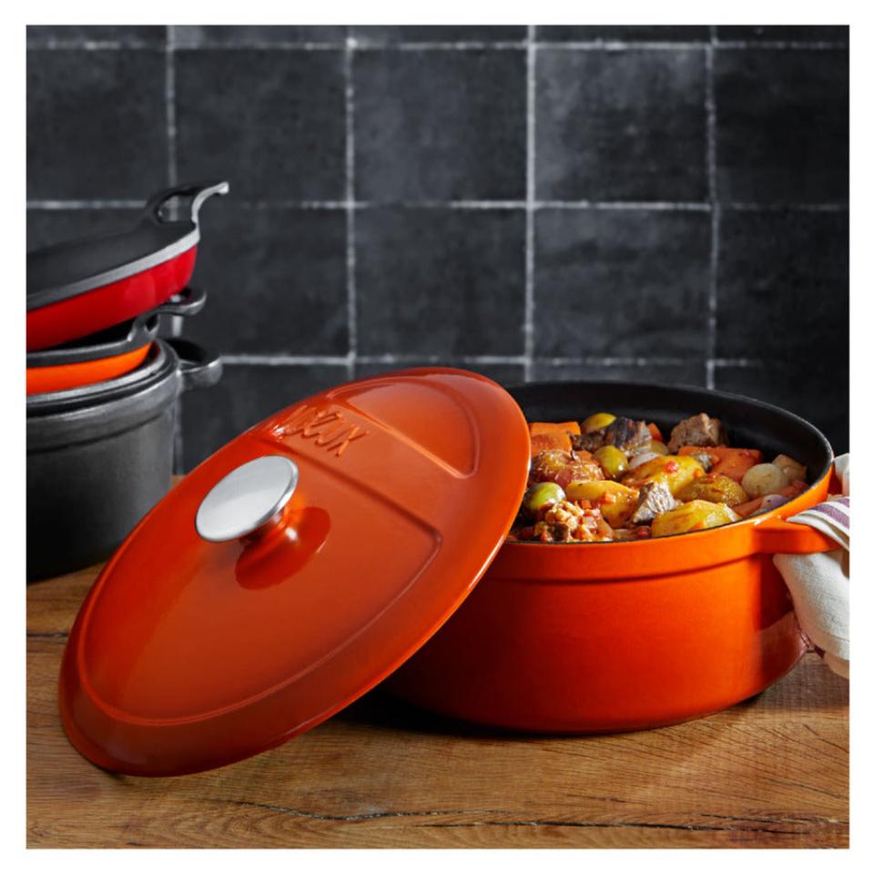 Castron josut din fonta emailata 24cm Amusant Voeux