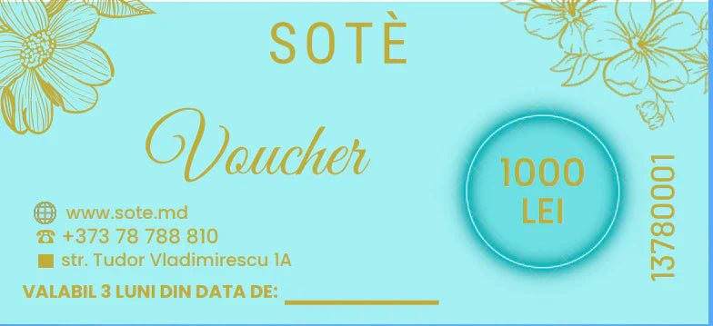 Certificat cadou 1000 Lei