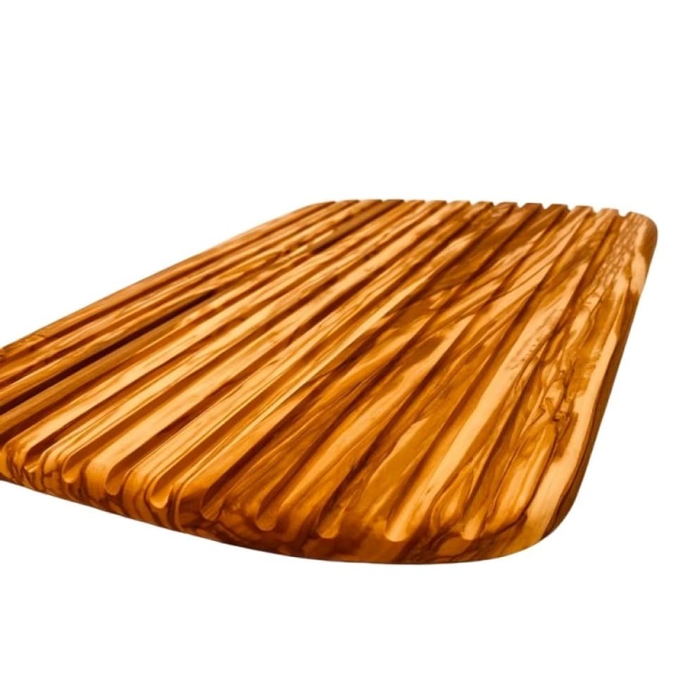 Platou pentru paine, lemn de maslin, 37x25cm