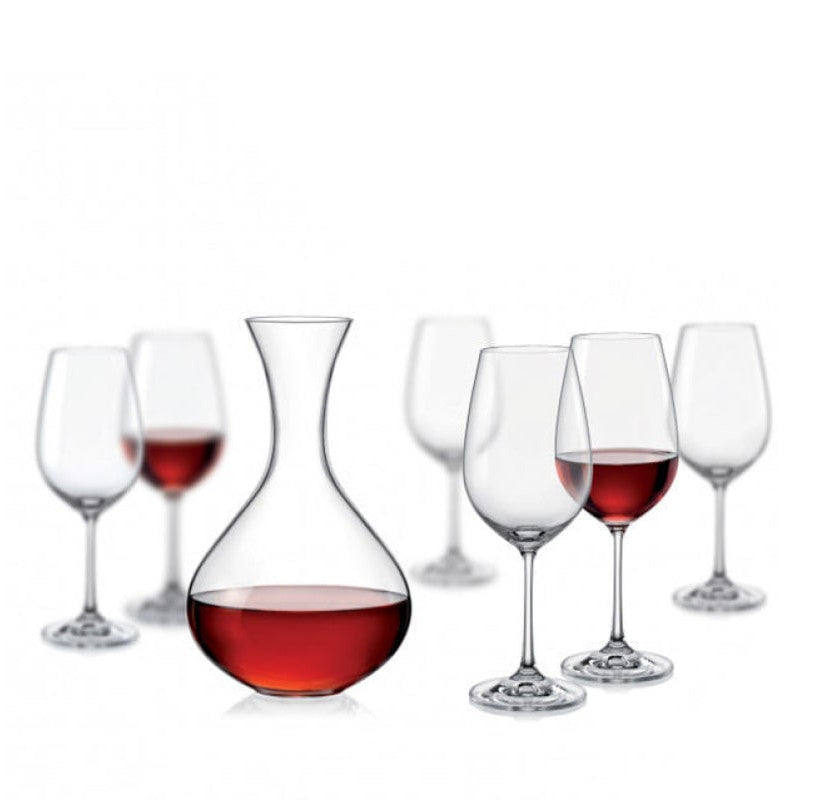 Set decanter cu pahare bohemia