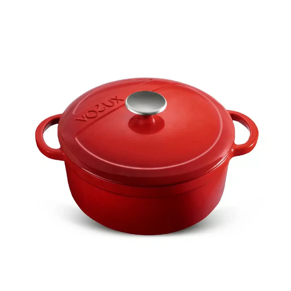 Castron fonta 28cm Voeux rosu