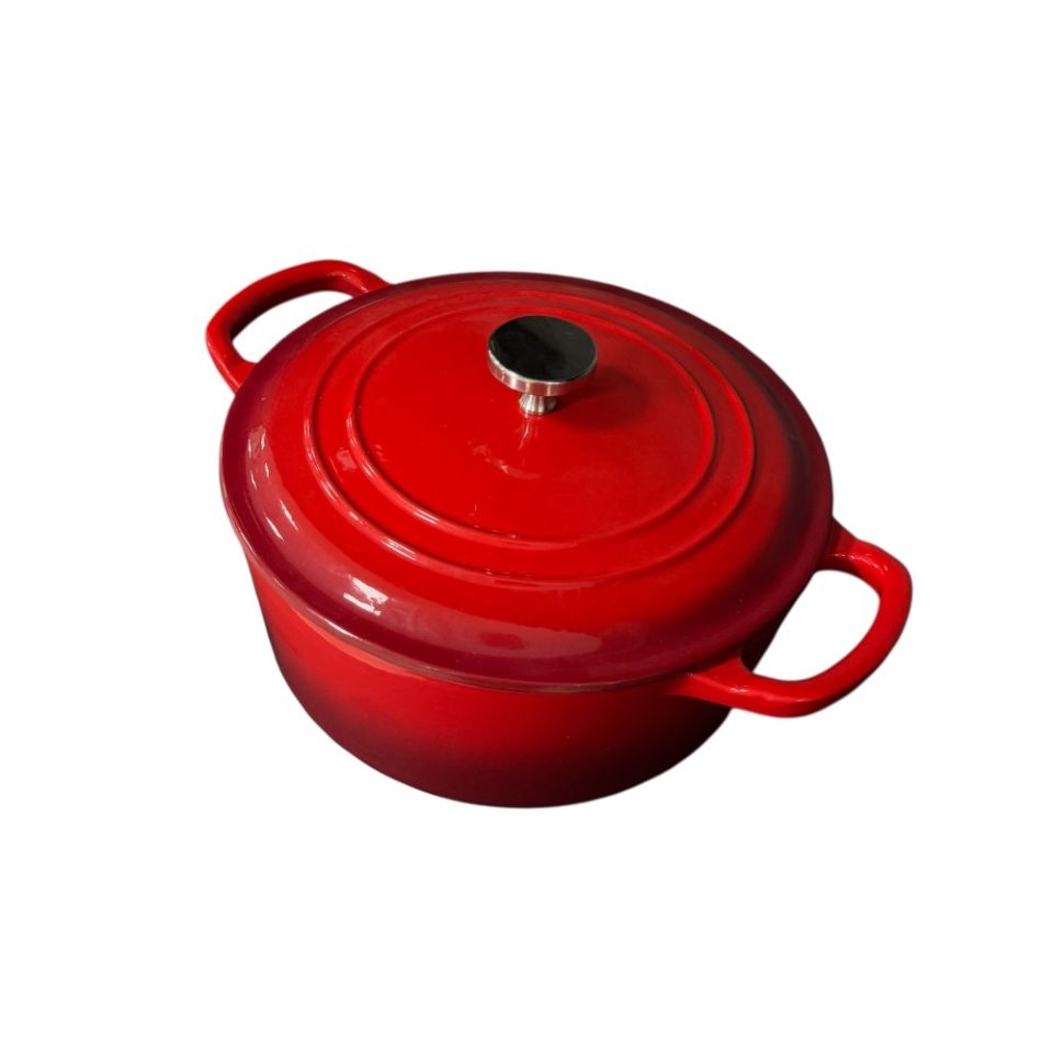 Cratita din fonta emailata, 24cm, Rosie, M-Cooker
