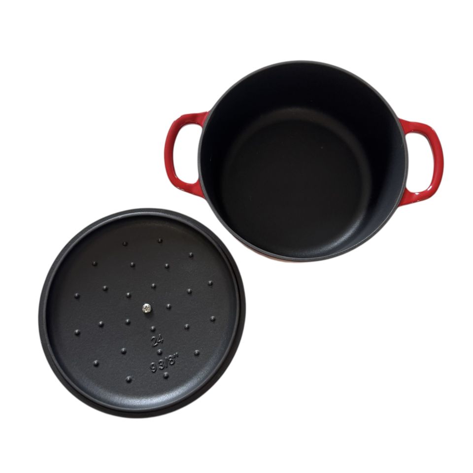 Cratita din fonta emailata, 24cm, Rosie, M-Cooker
