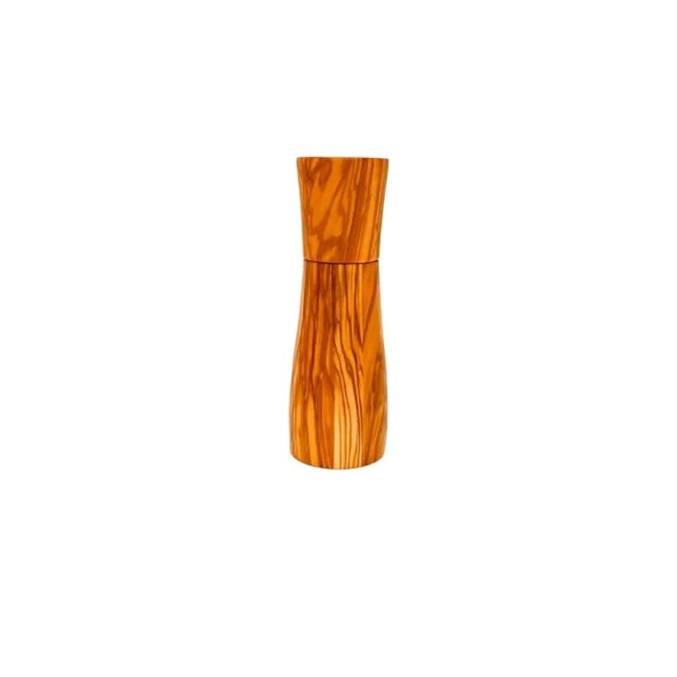 Râșniță din lemn de măslin pentru condimente, 16cm, MDD16