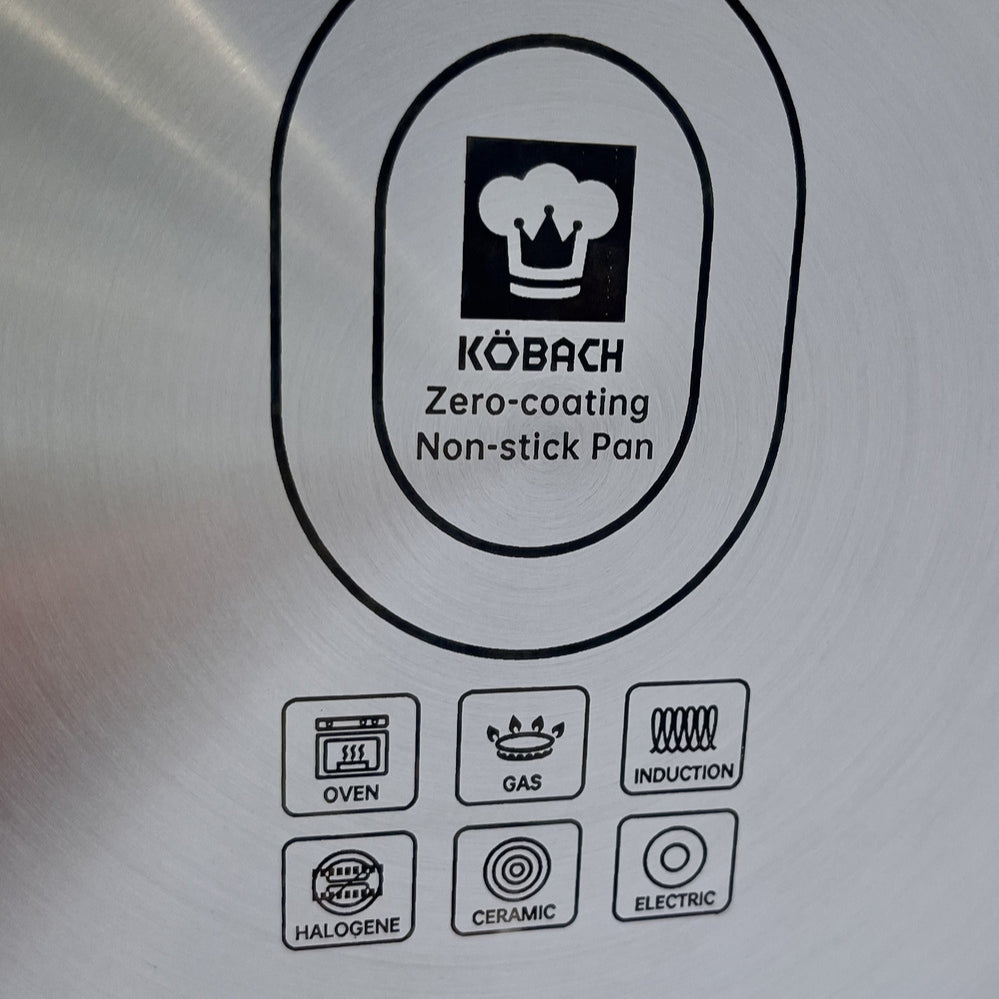 Set - Tigăi 3-ply inox, Zero - acoperiri, 24cm / 28cm, Kobach