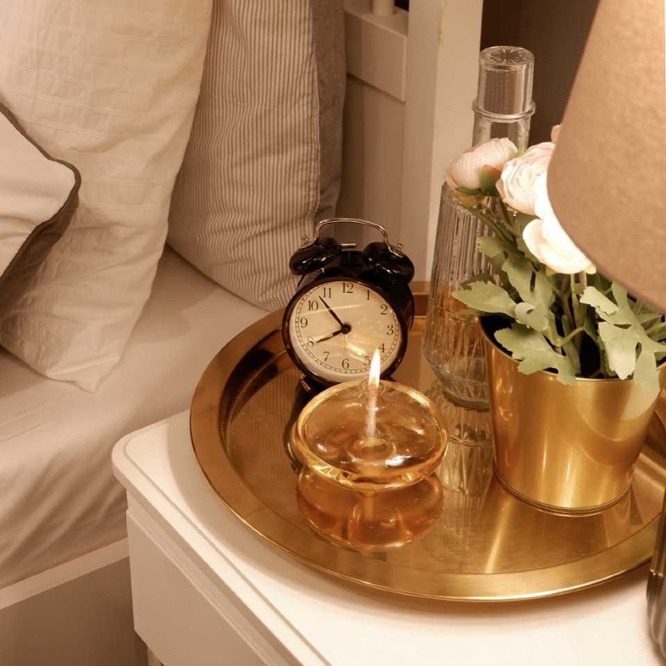 LAMPĂ CU ULEI DECORATIVĂ HOPE, SET 2 BUC, +200ML PARAFINĂ LICHIDĂ COLOR