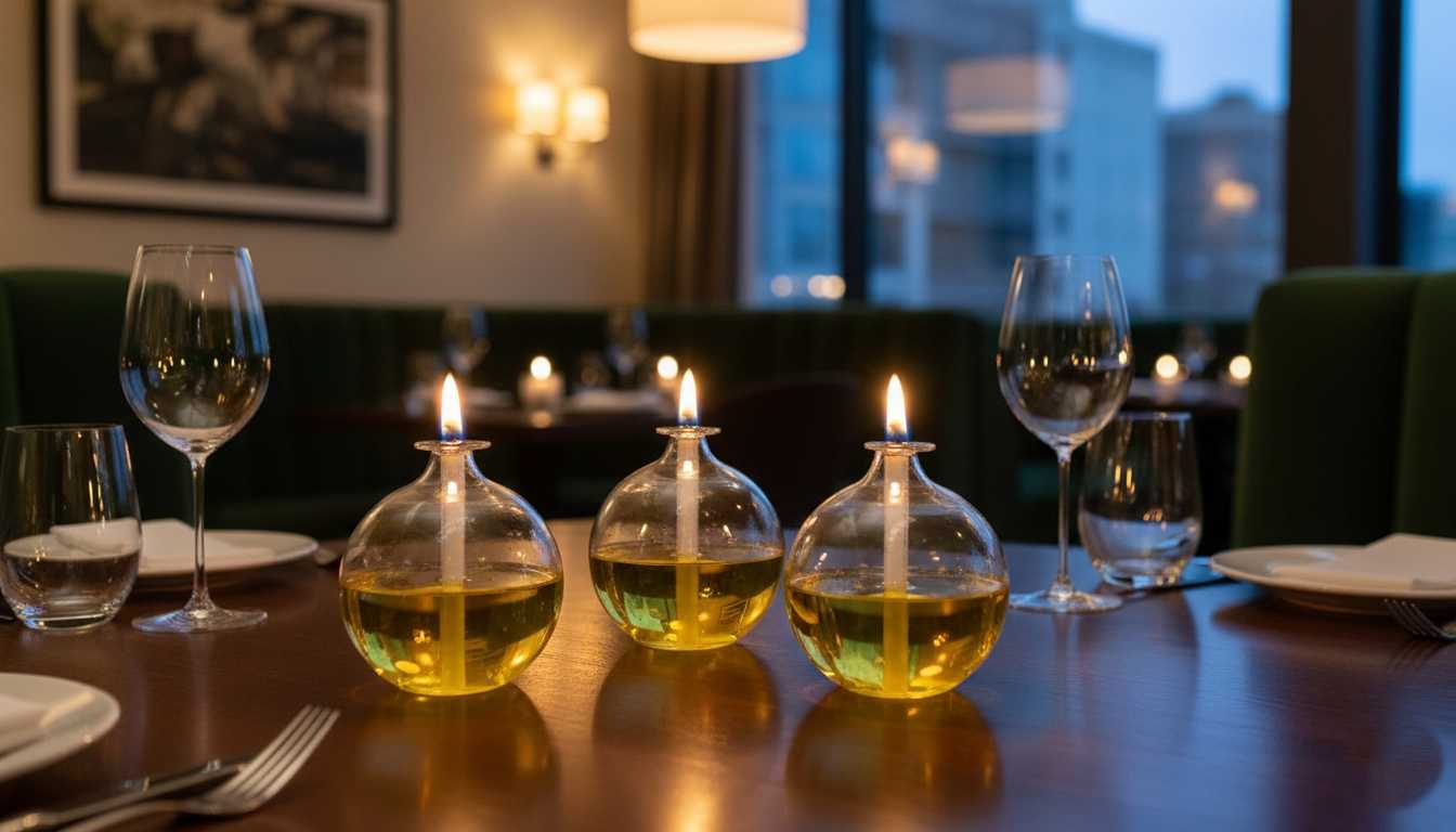 LAMPĂ DECORATIVĂ PRIDE, SET 3 BUC, +200ML  PARAFINĂ LICHIDĂ COLOR