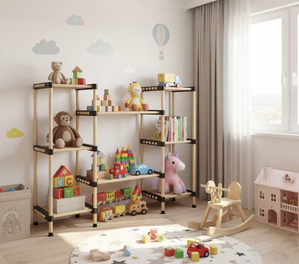 Raft din lemn, 8 nivele, SEO-8165, Seowood