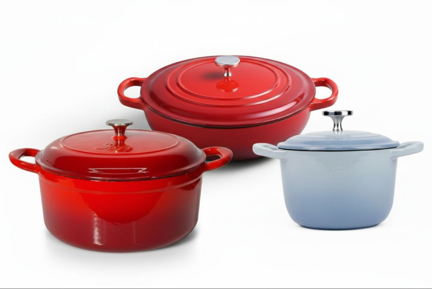 set cratite din fonta emailata reducere