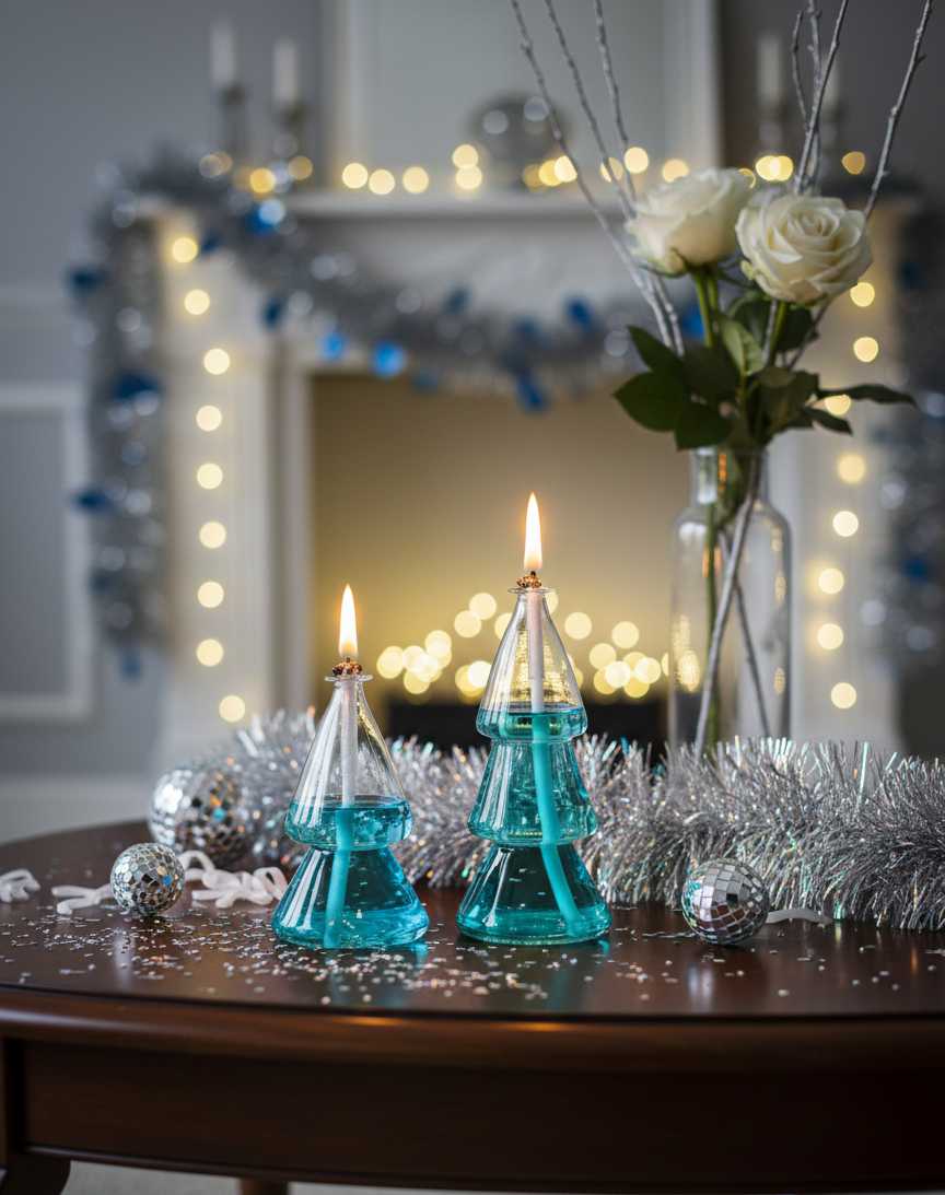 LAMPĂ CU ULEI GRACE, SET 2 BUC, 200ML ULEI