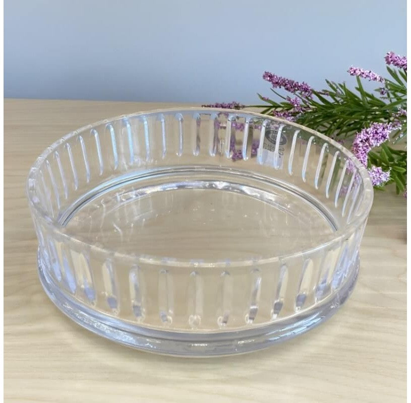 Тарелка круглая стеклянная, 19х6 см, Sencam